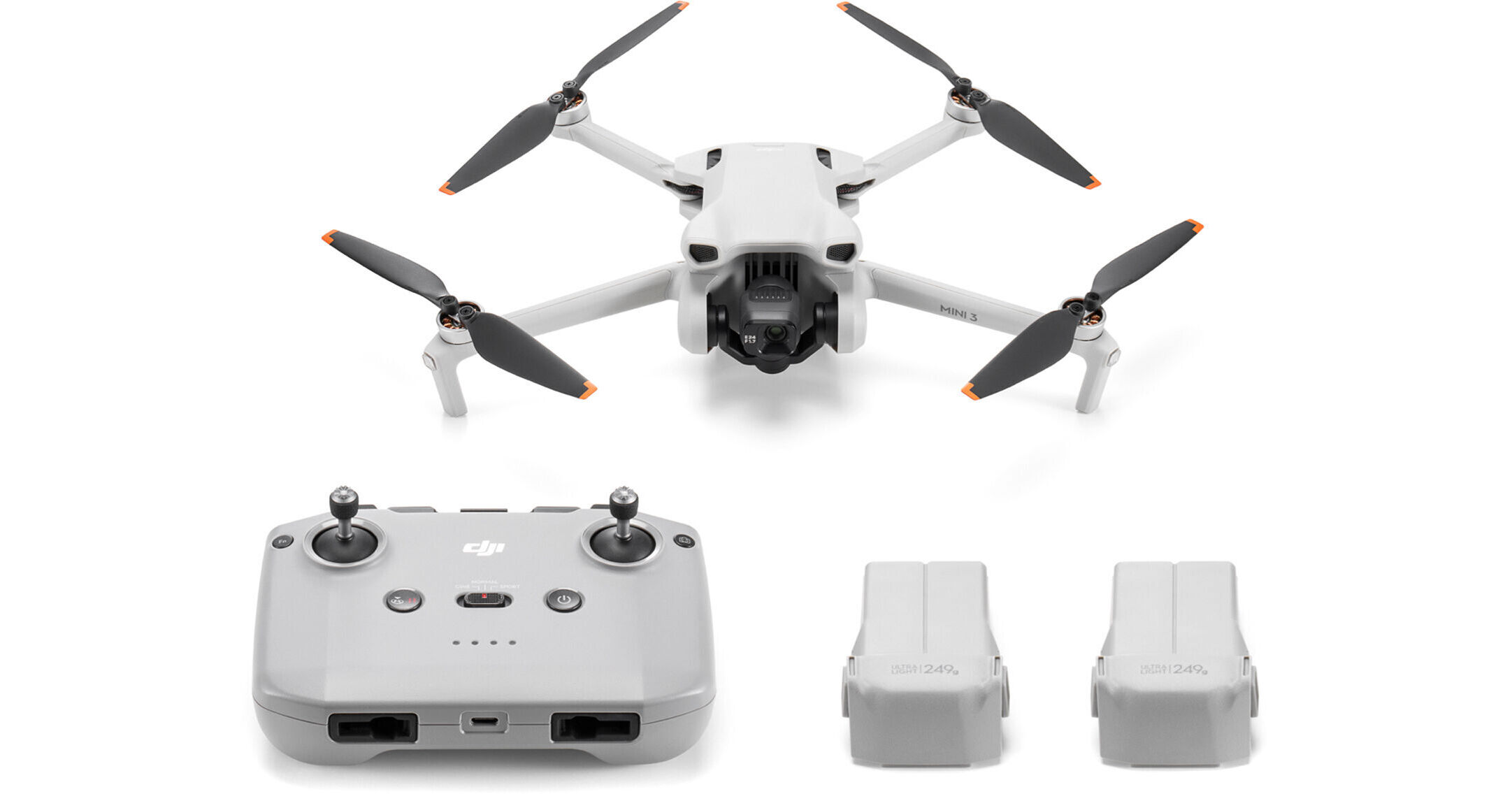 DJI Mini 3 Drone with RC-N1 Remote (Fly More Combo)